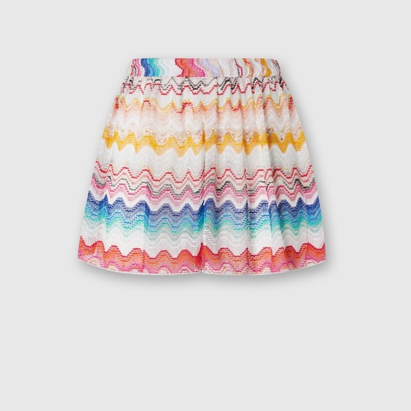Missoni Multicolor Zigzag Mini Skirt - Picture 1 of 8
